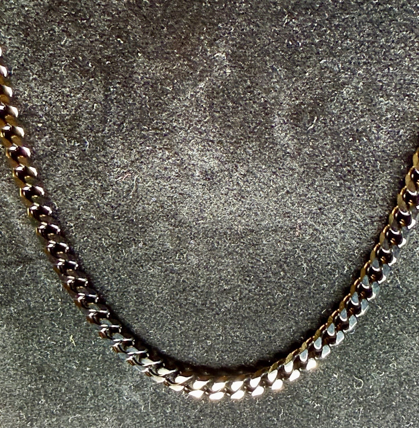 Black Stainless Steel Cuban Link Chain