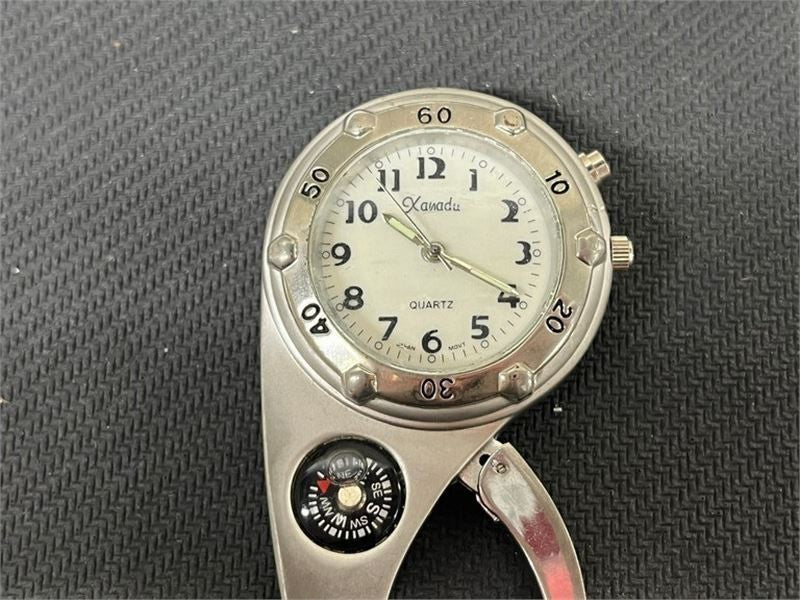 Xanadu Clip Watch With Built In Compass