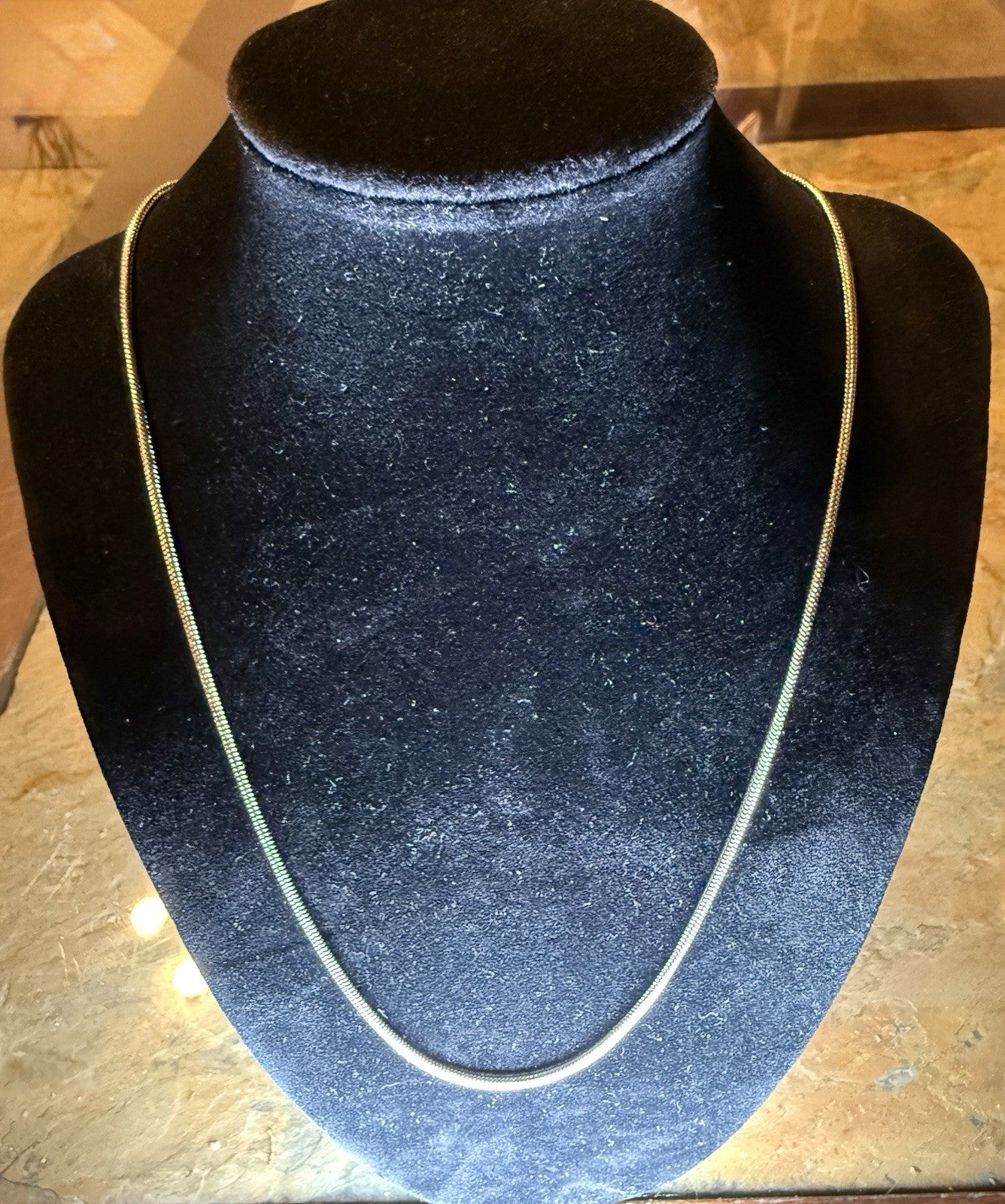 Stainless Steel Snake Chain- 20”