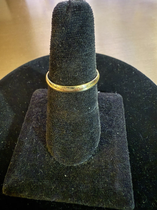 10K Yellow Gold Wedding Band Size 10 (1.8g)