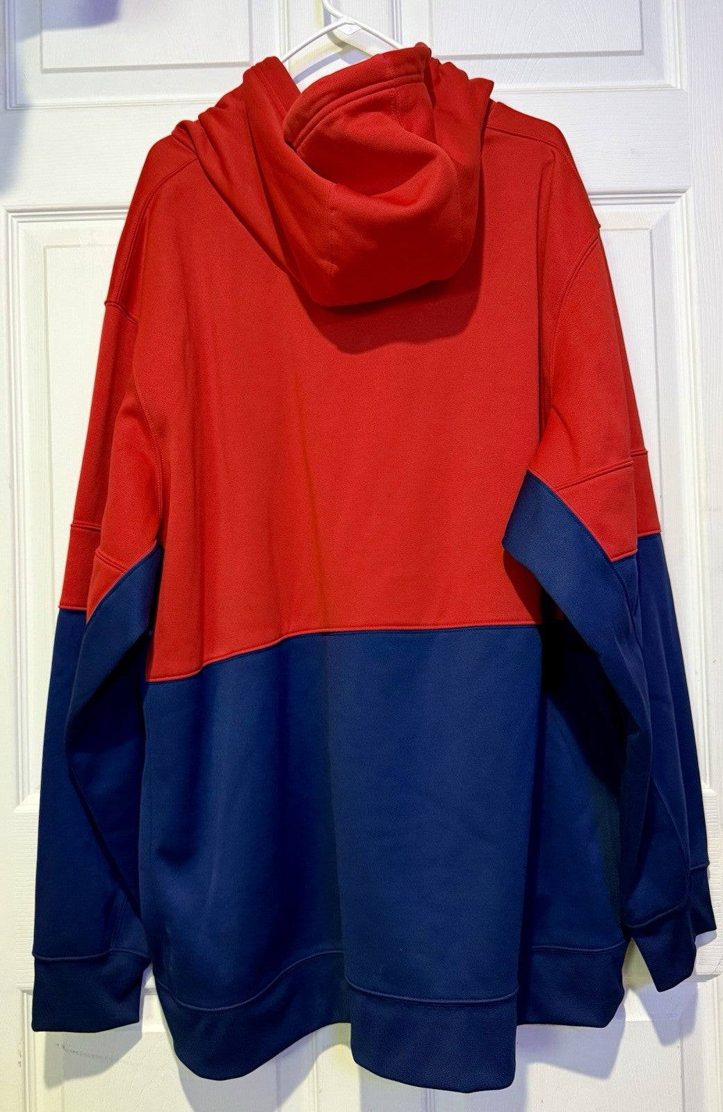 Nike Men's Red/Navy Pullover Hoodie