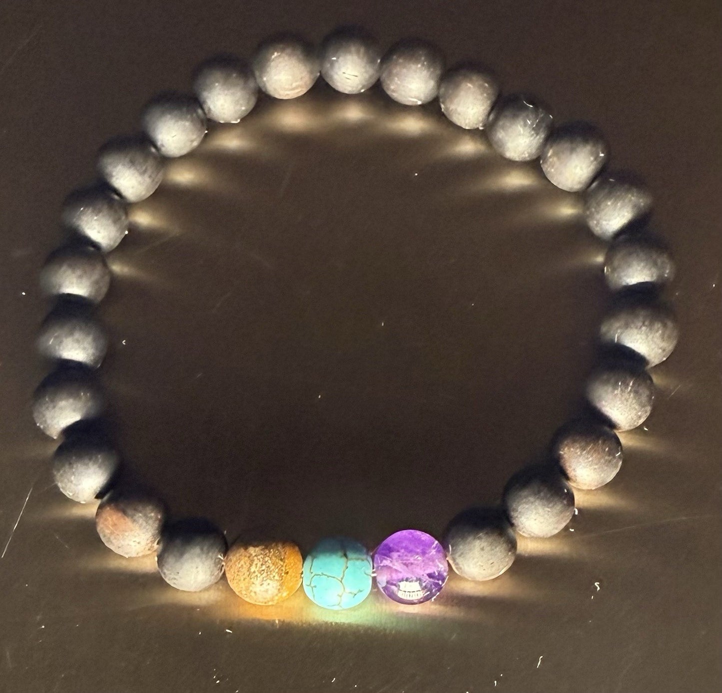 Lava Bead Chakra Bracelet