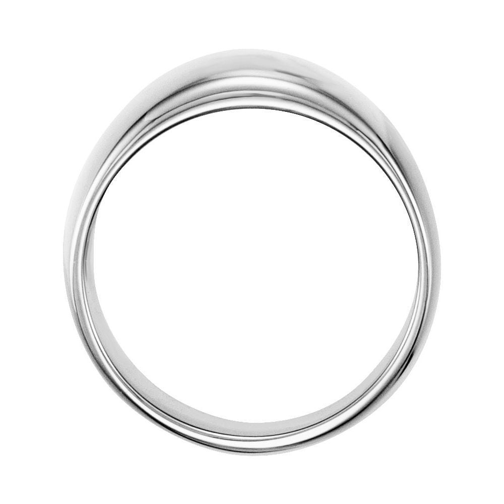 Continuum Sterling Silver Dome Ring - Size 7