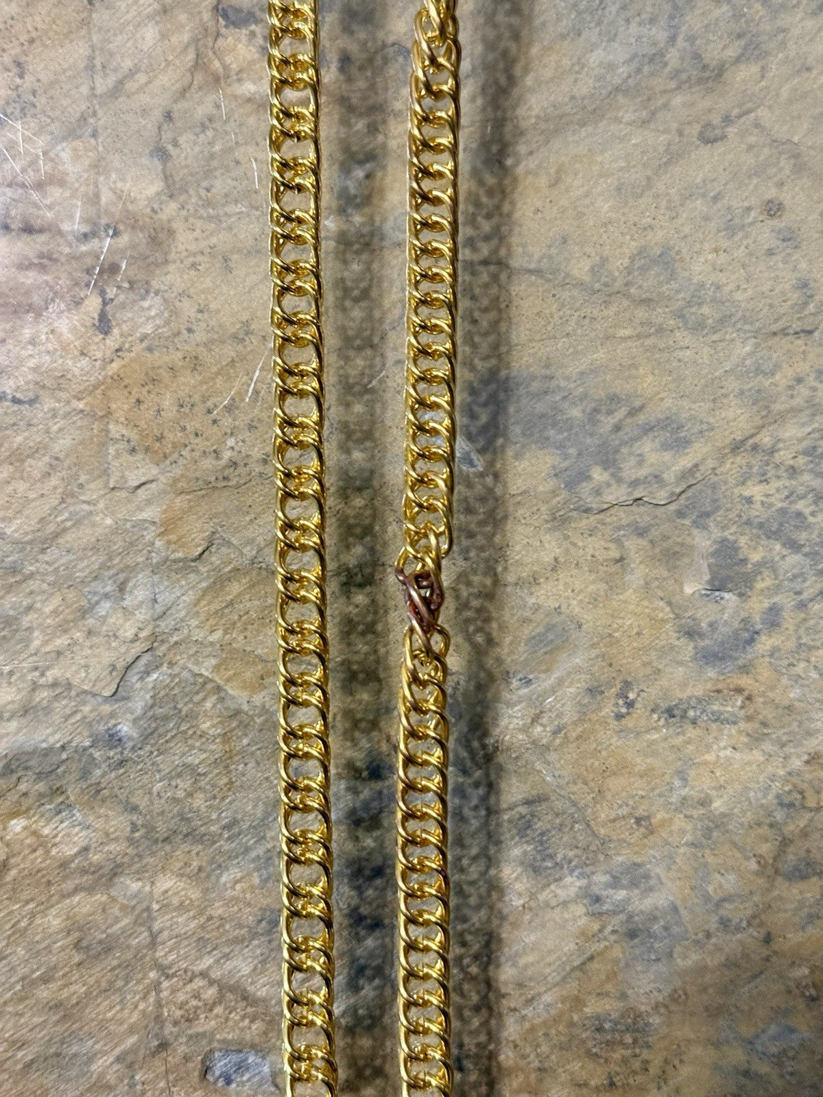 Dollar Sign Gold Tone Pendant
