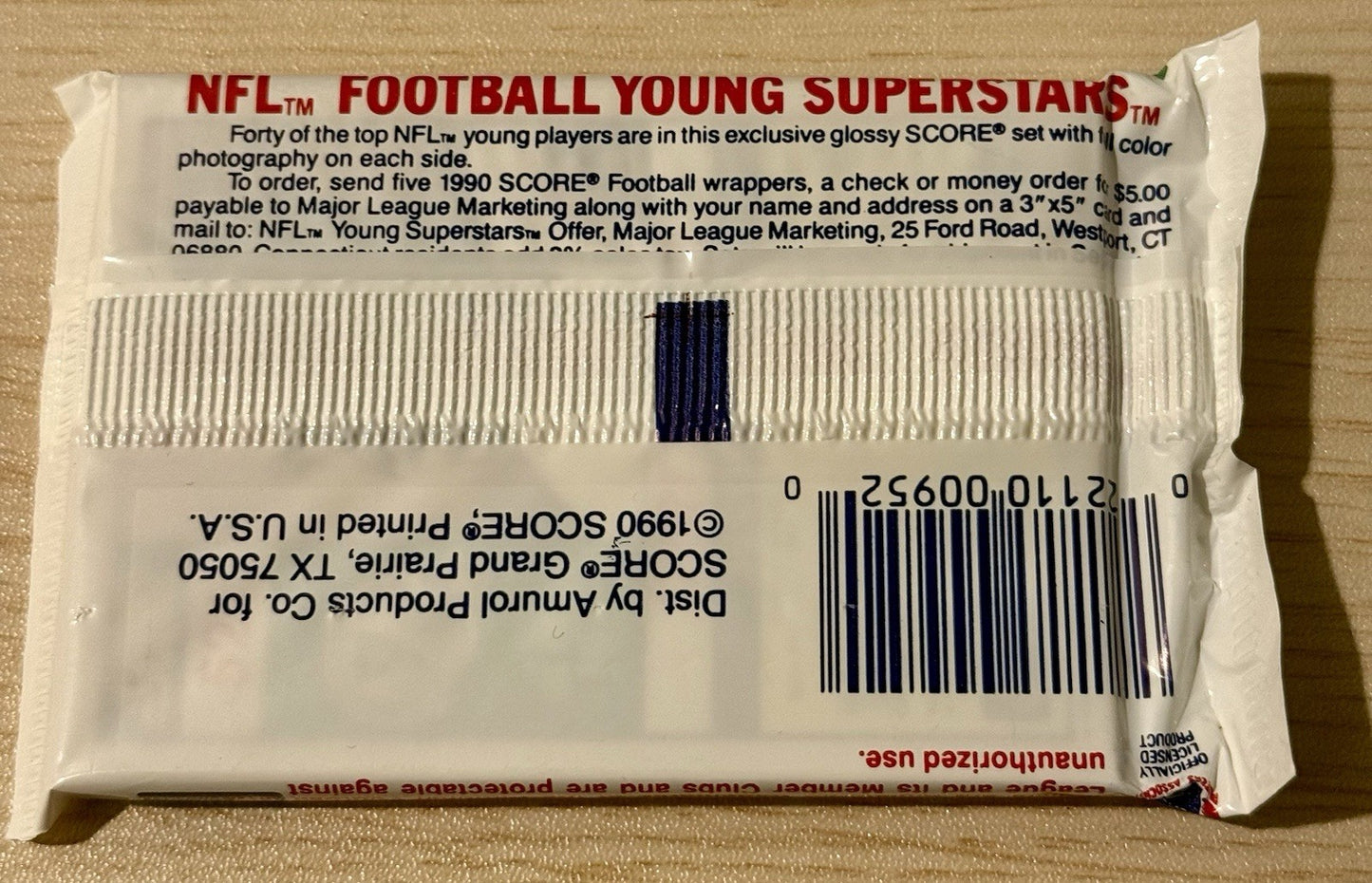1990 Score NFL football series 2