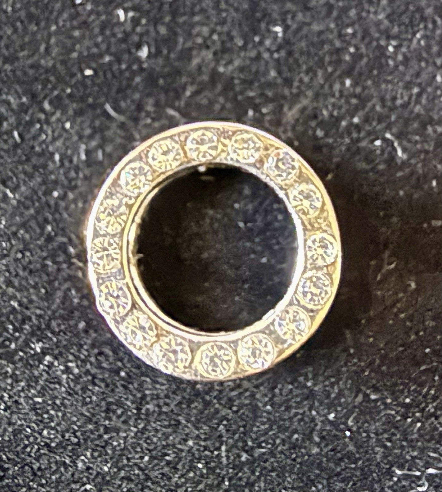 Diamond Charm- Sterling Silver