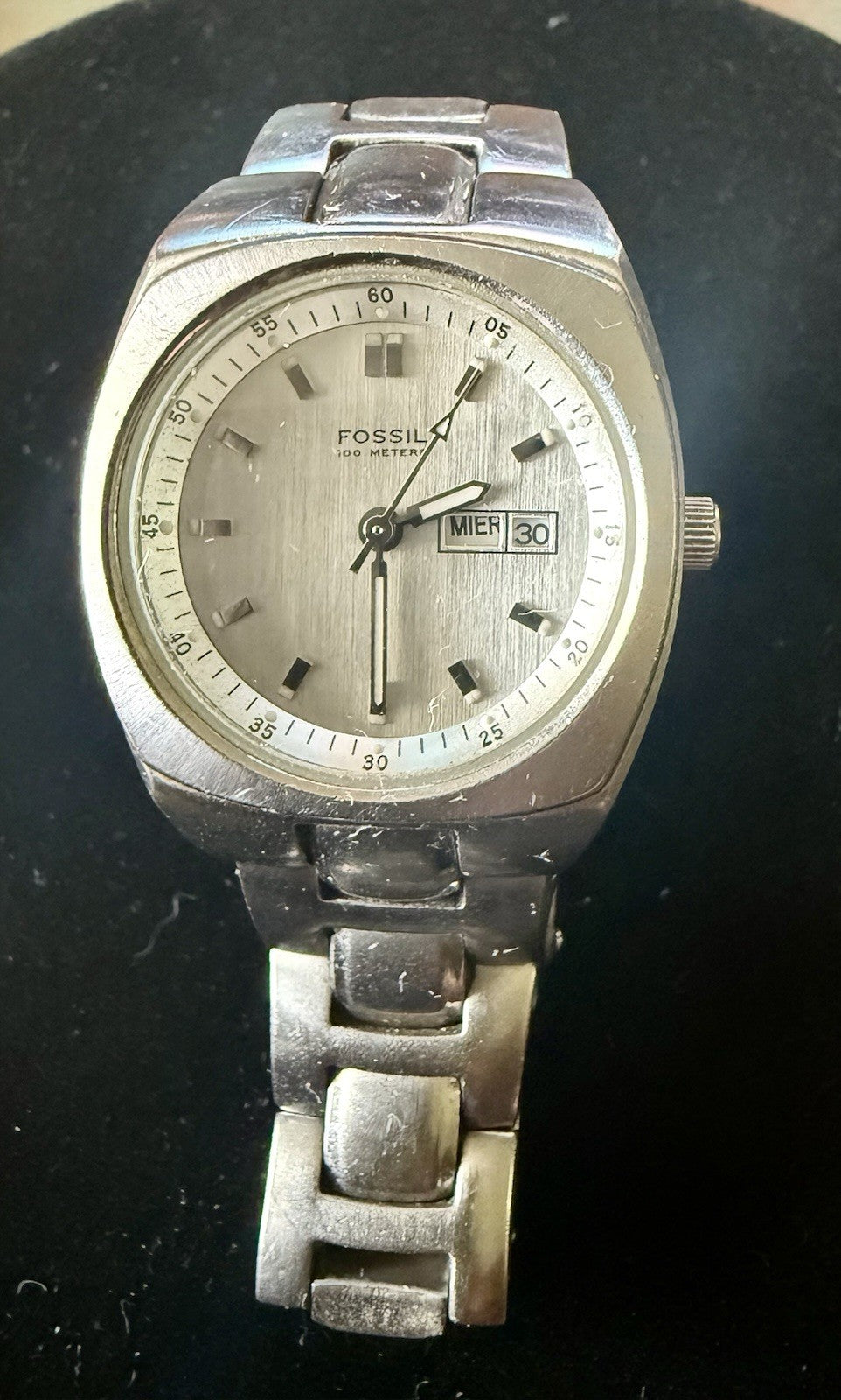 Fossil Women's Silver Stainless Steel Analog Dial Quartz Watch