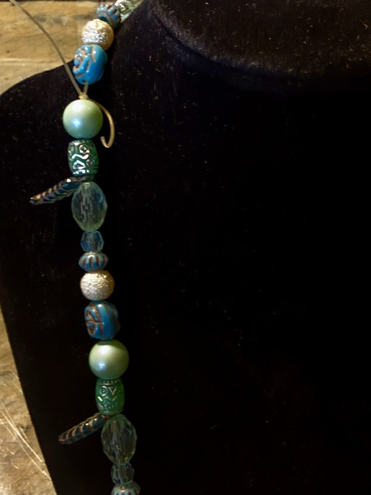 Vintage bohemian-style handcrafted necklace