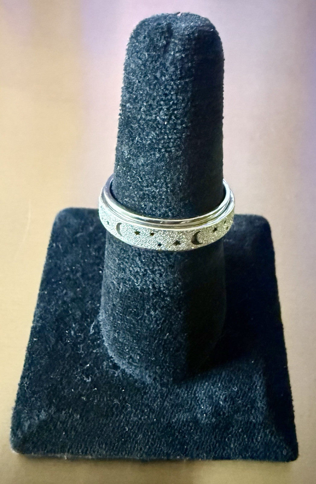 Stainless Steel Spinner Ring - Size 10.5