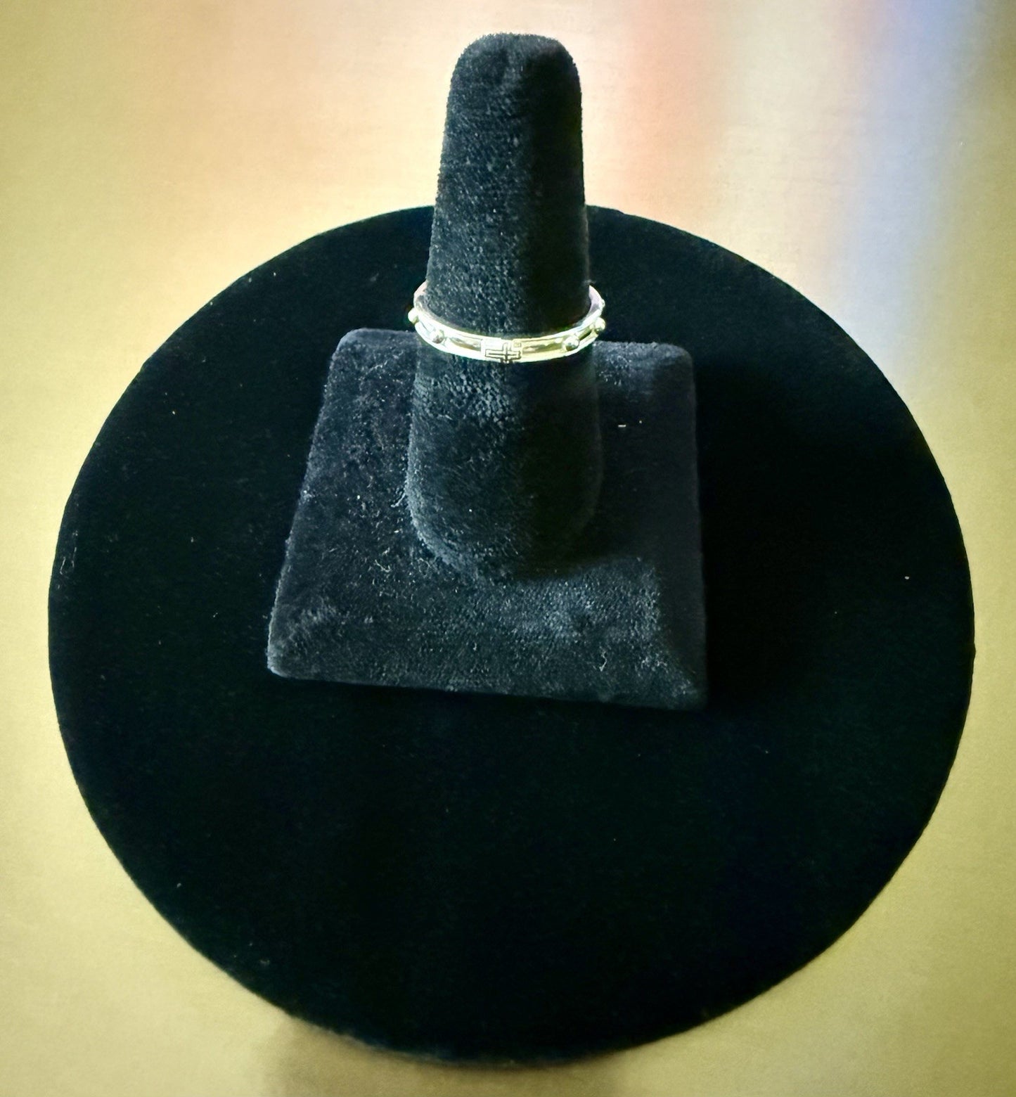 5mm ROSARY RING REAL SOLID .925 STERLING SILVER SIZE 10