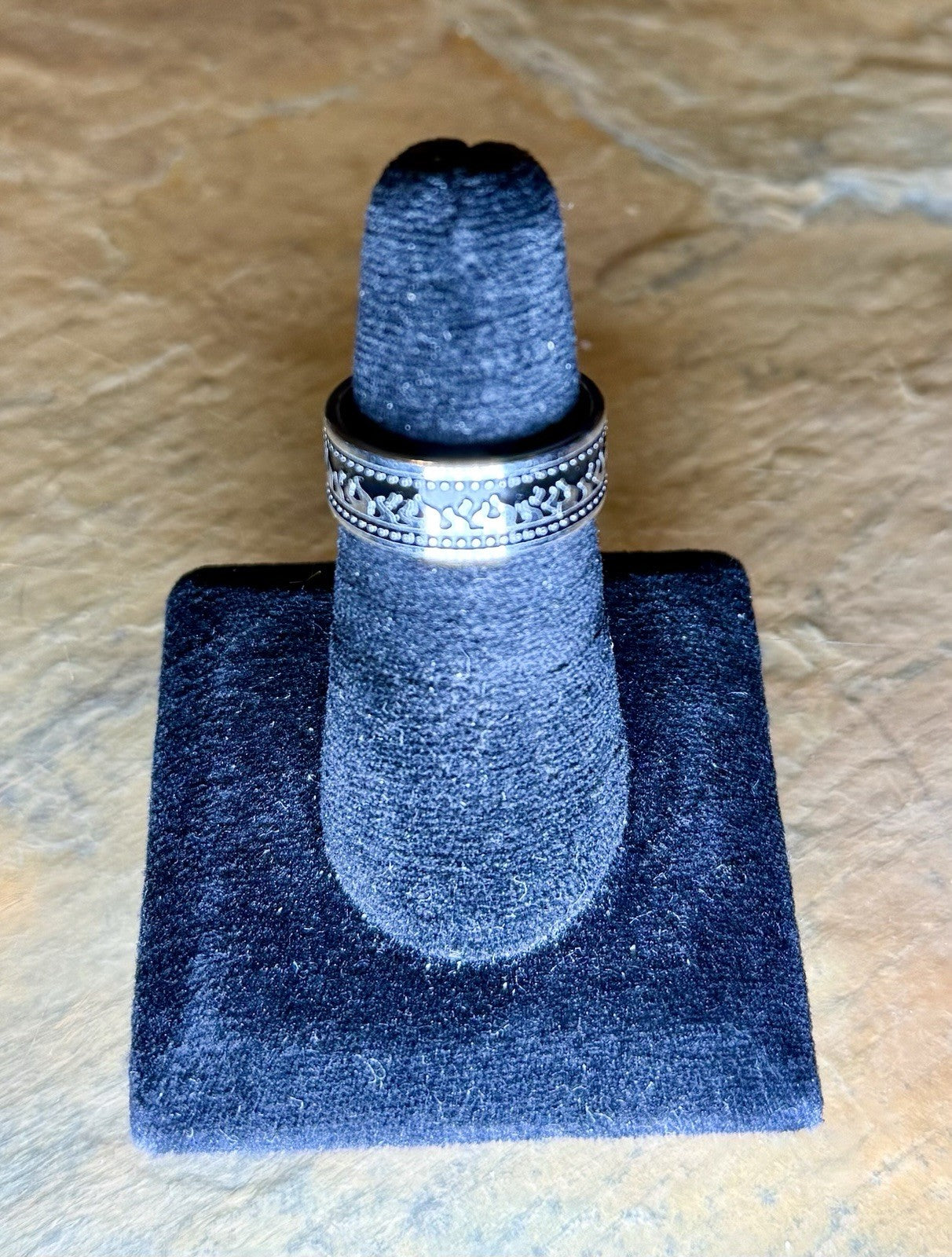 Men’s Stainless Steel Wedding Ring - Size 8