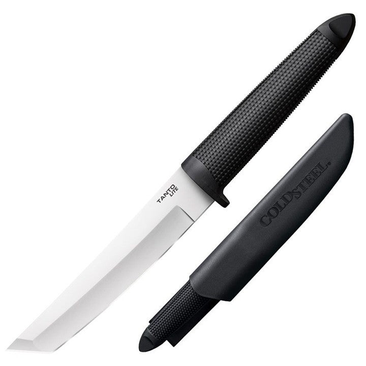 Cold Steel Tanto Lite Fixed Knife 6" 4116 Steel Blade Black Kray-Ex Handle 20TL