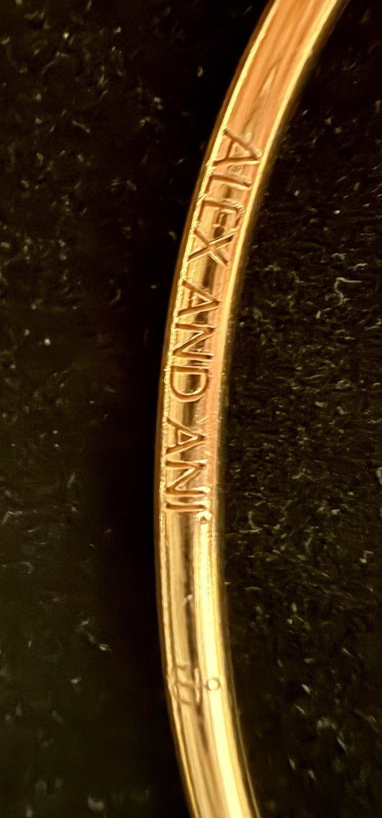 Alex and Ani Sterling Silver Pear Cuff  Bracelet