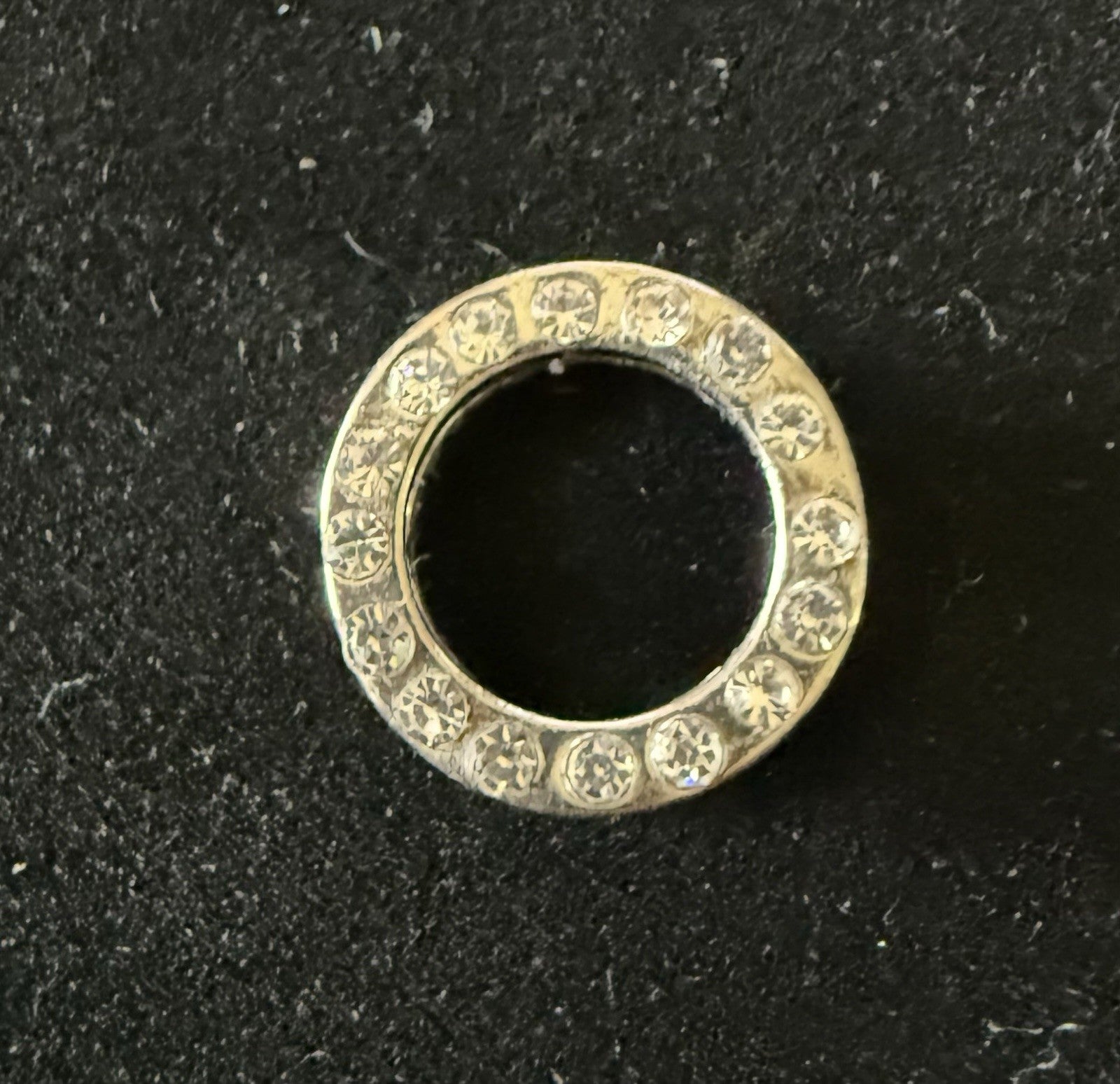 Diamond Charm- Sterling Silver 