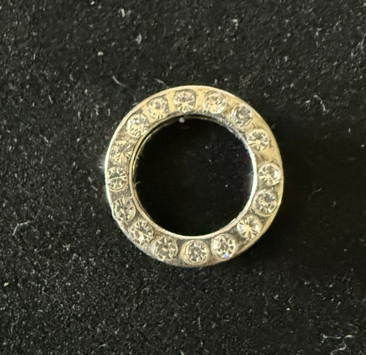 Diamond Charm- Sterling Silver 