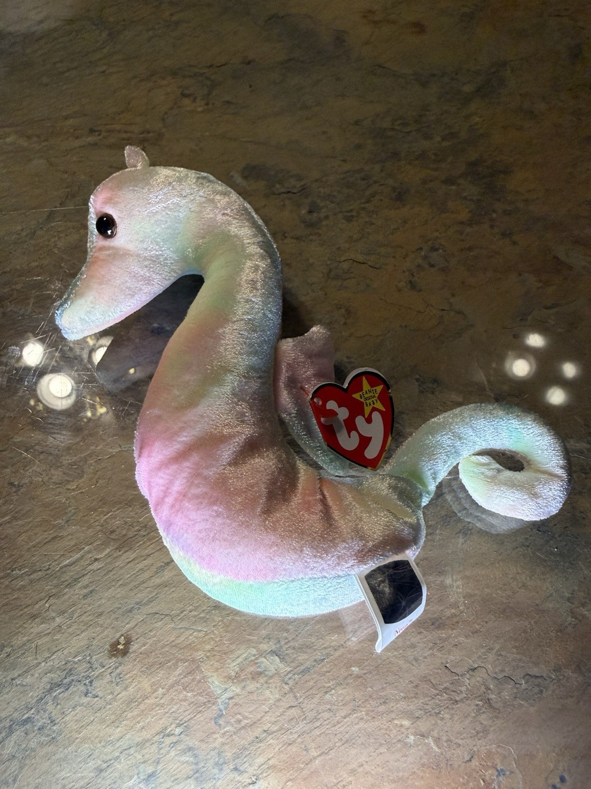 Ty Beanie Baby Neon the Seahorse
