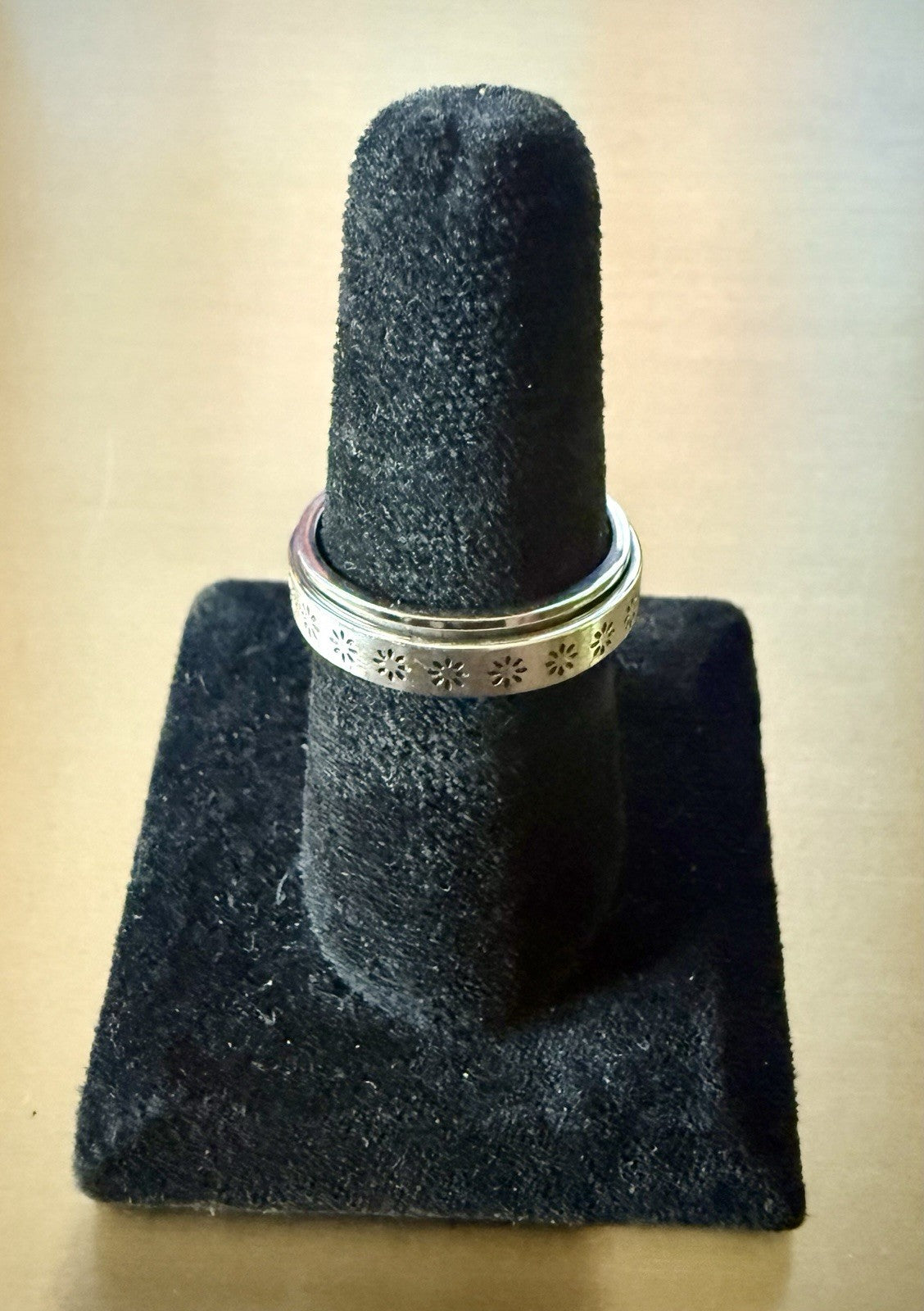 Stainless Steel Spinner Ring - Size 10.5