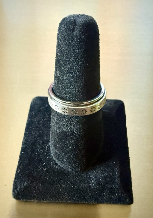 Stainless Steel Spinner Ring - Size 10.5