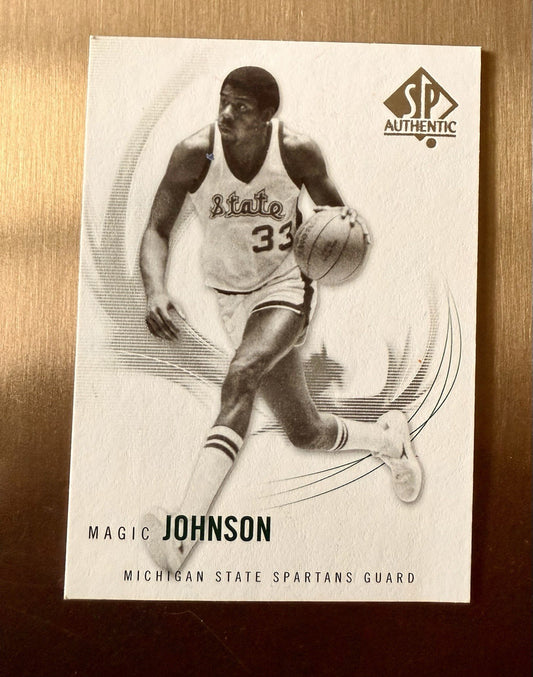 2010 Magic Johnson SP Authentic basketball card,