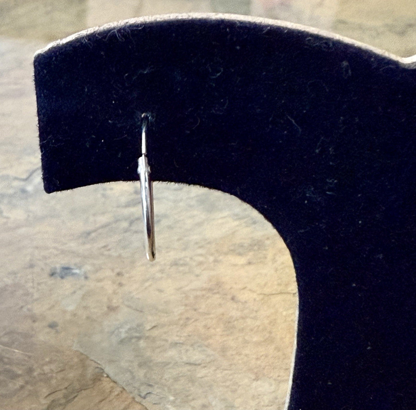 Vintage Sterling Silver Hoop Earrings