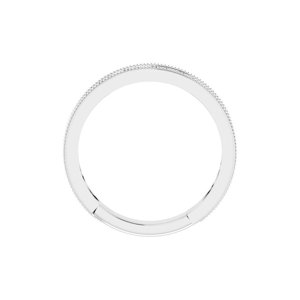 Sterling Silver Geometric Stackable Ring - Size 7