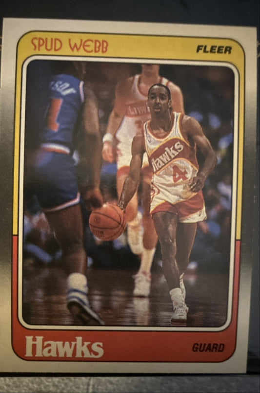 1988-89 Fleer - Spud Webb #4