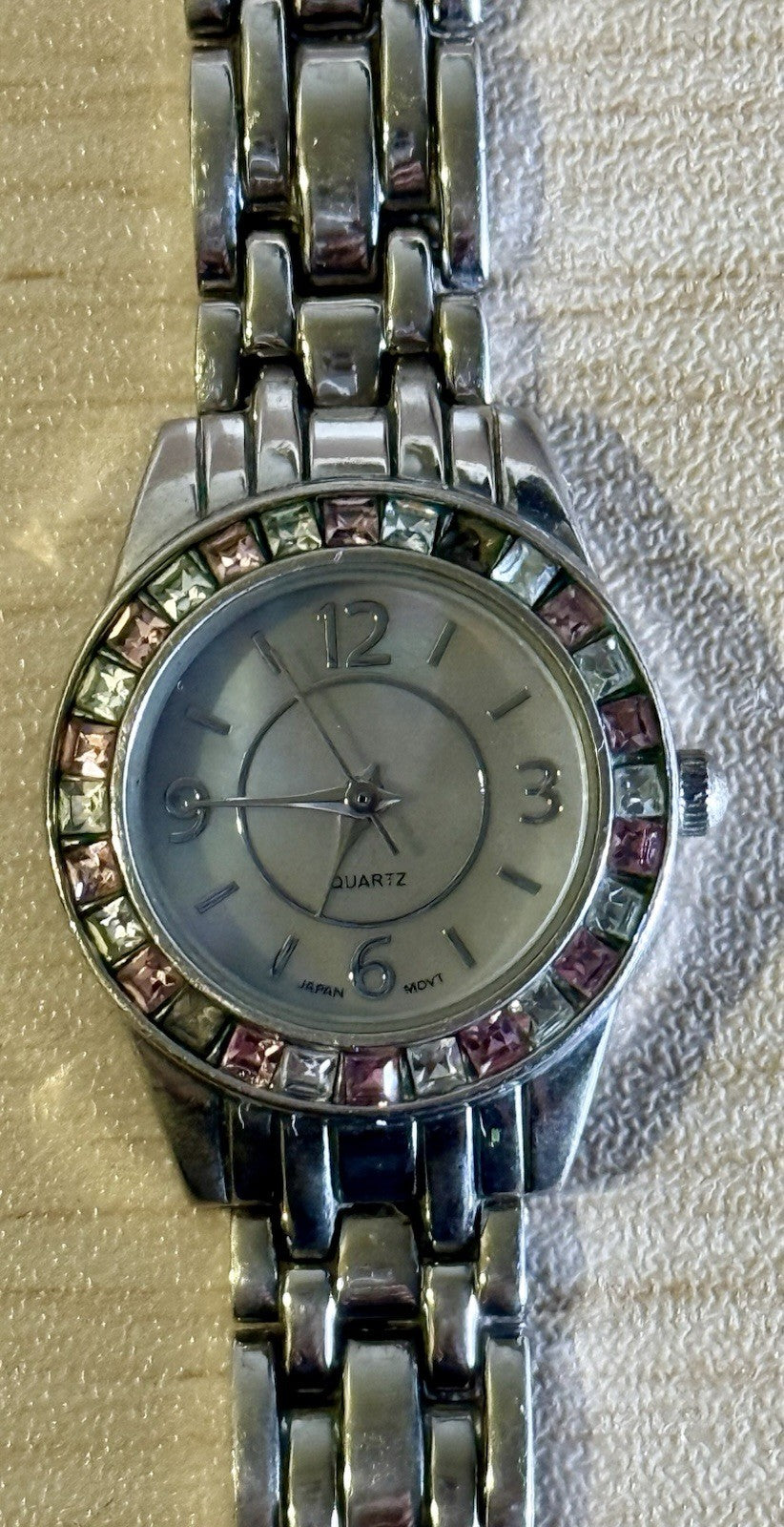 Women’s Elgin Watch with Crystal Bezel 
