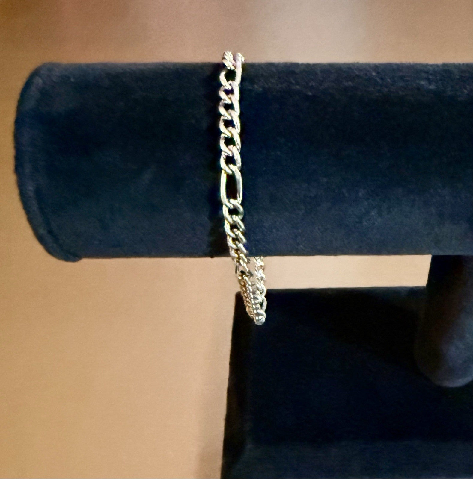 Sterling Silver Figaro Bracelet 