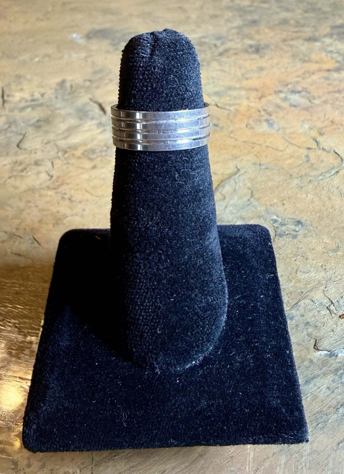Men’s Stainless Steel Wedding Band - Size 6.5