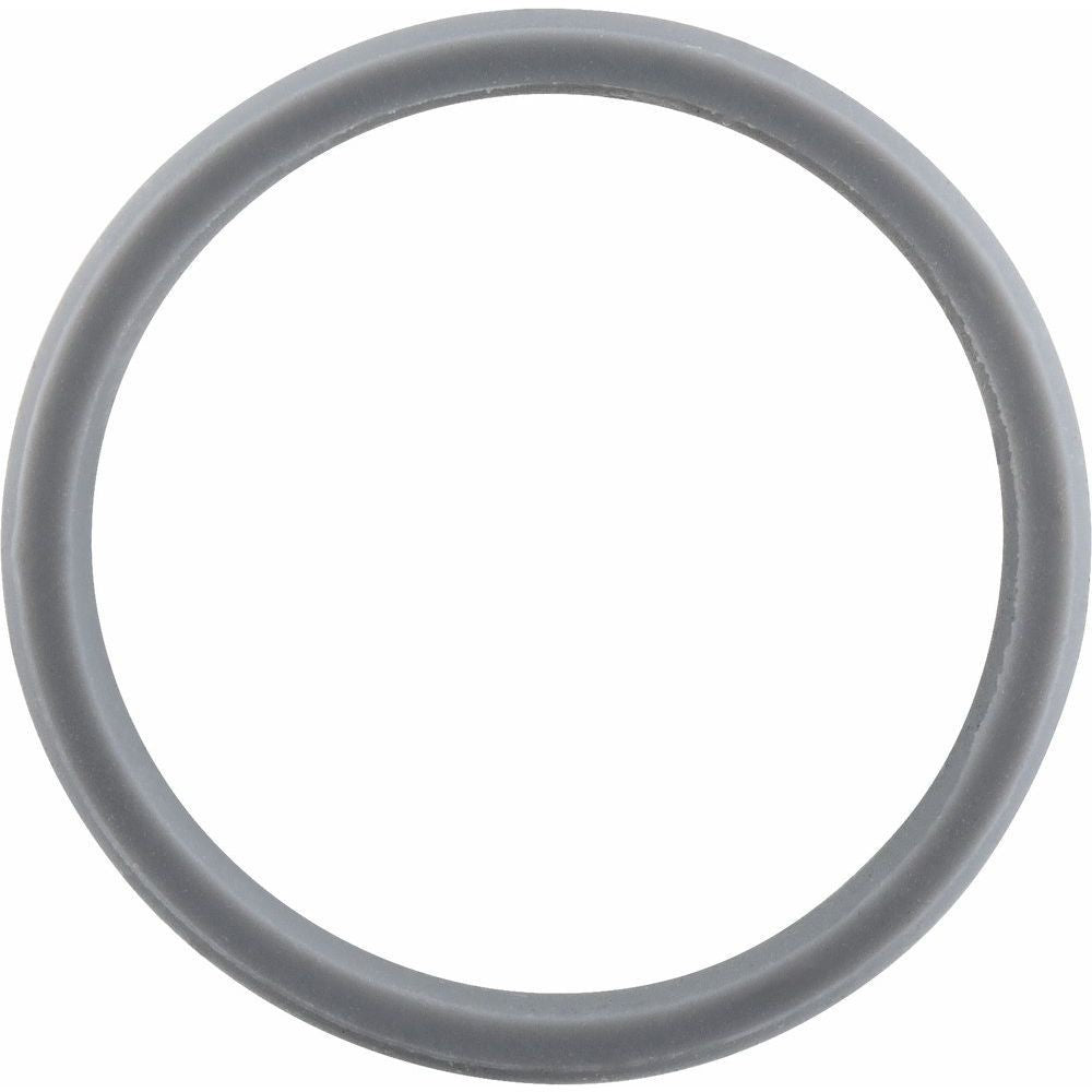 Gray Silicone 7 mm Comfort-Fit Half Round Band Size 10
