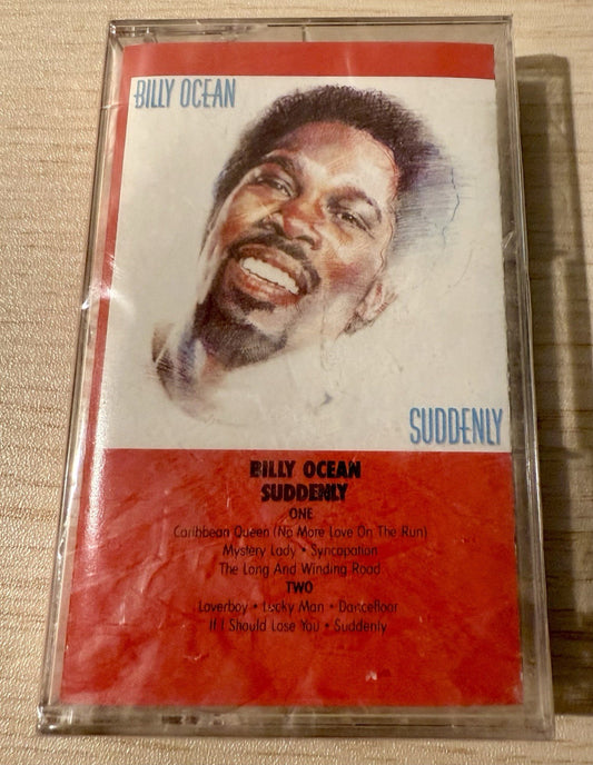 Billy Ocean's album "Suddenly” Cassette 