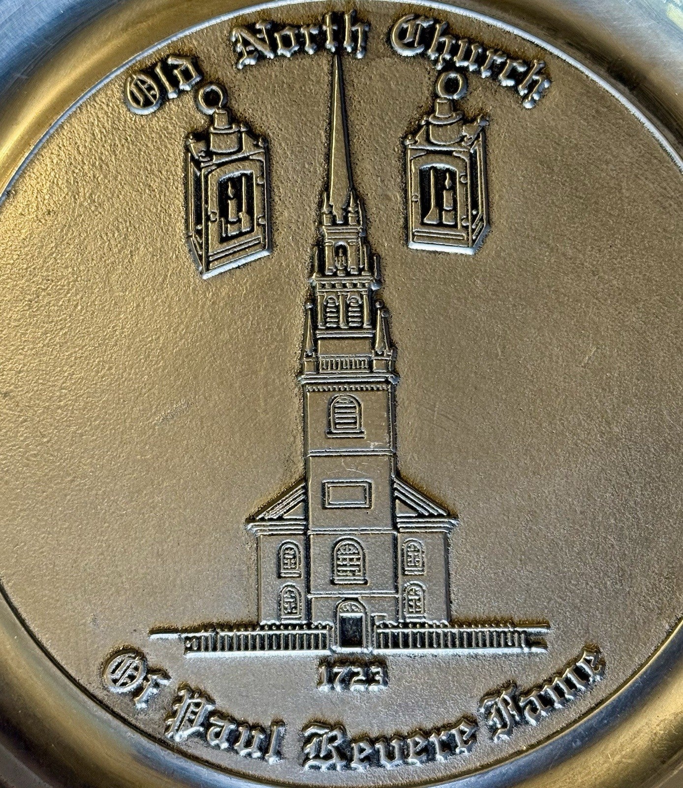 Vintage “Old North Church of Paul Revere Fame” Plate 