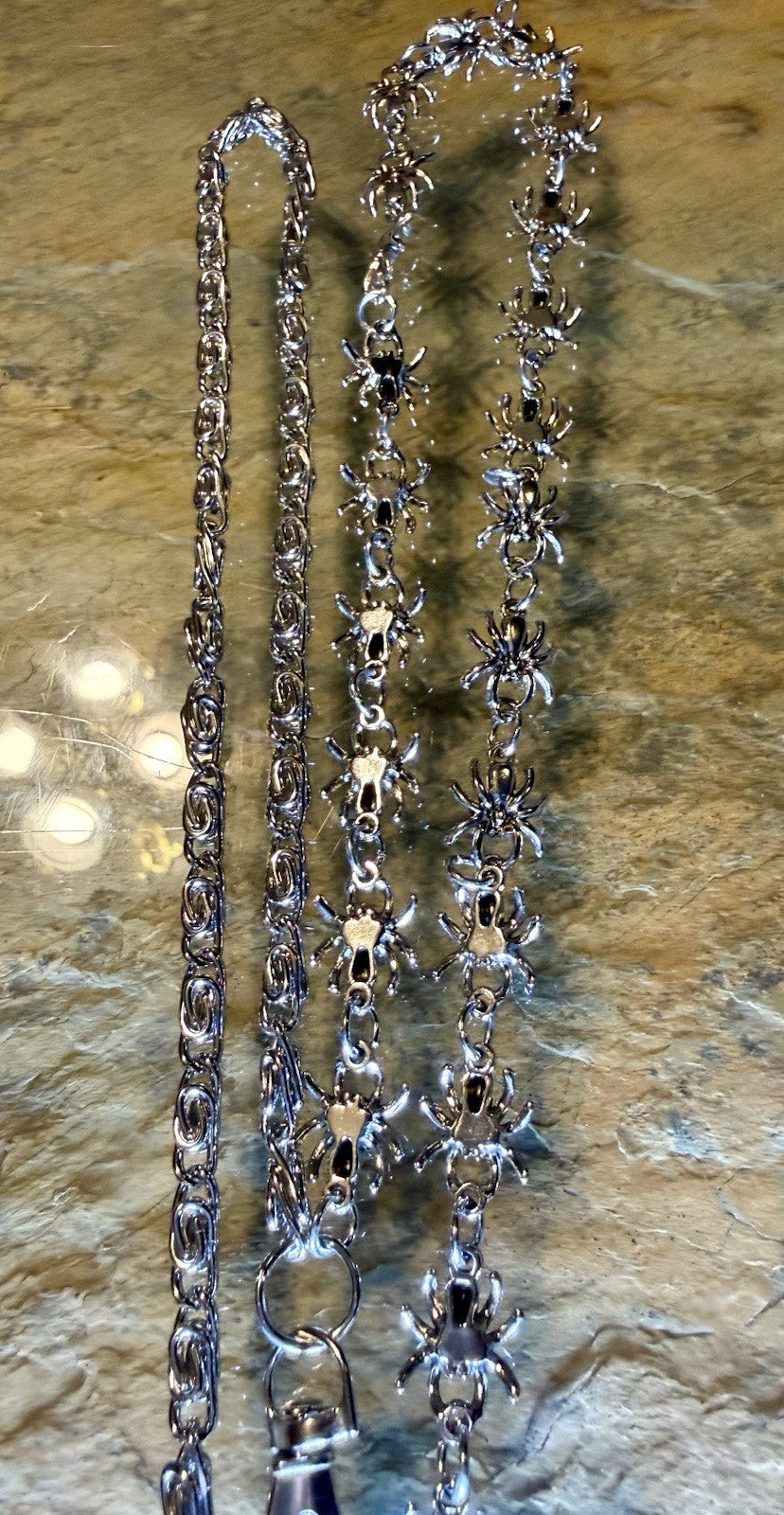 Stainless Steel Spider Wallet Chain