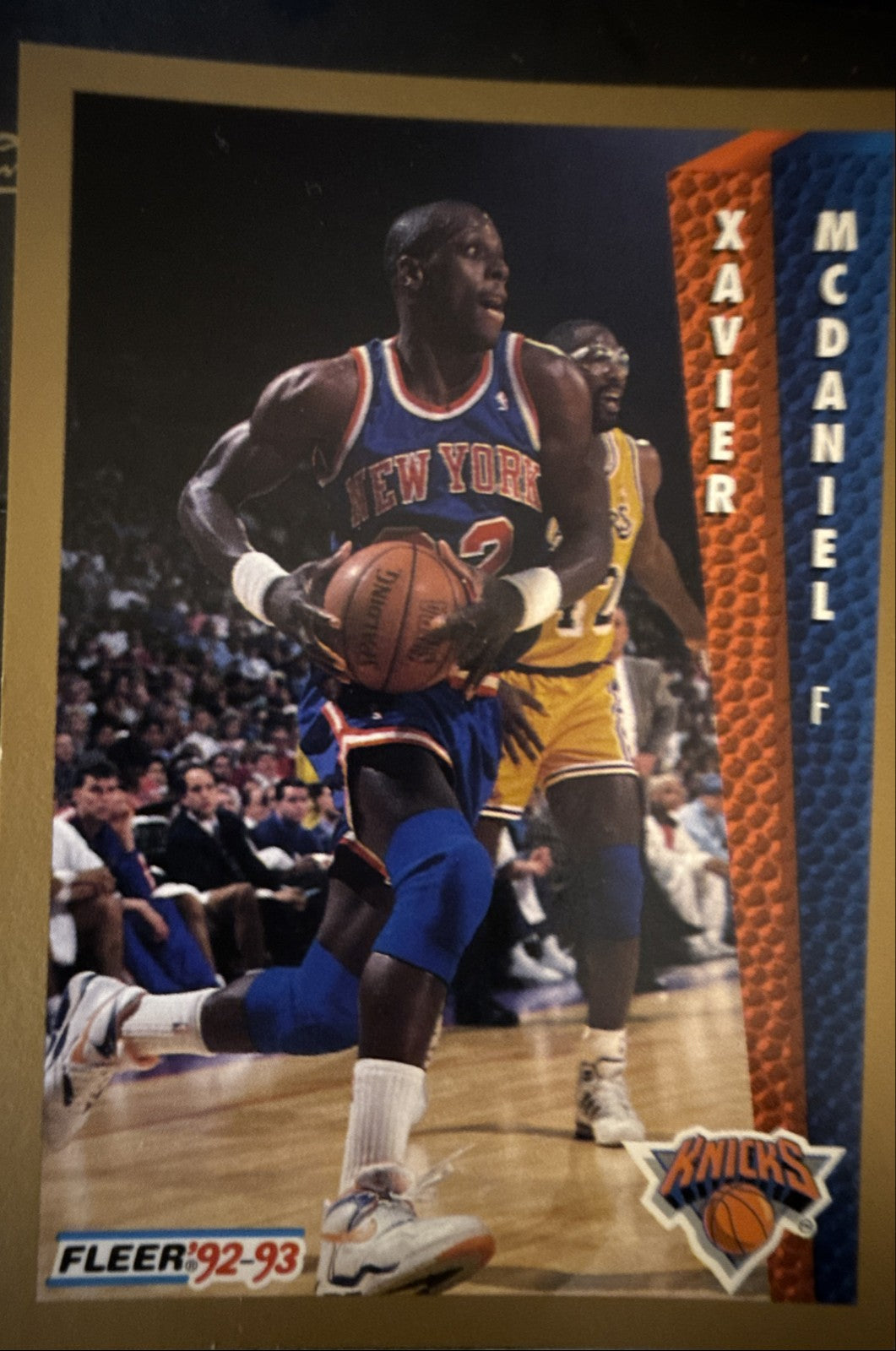 1992-93 Fleer - Magazine Sheet Xavier McDaniel #153 Singles