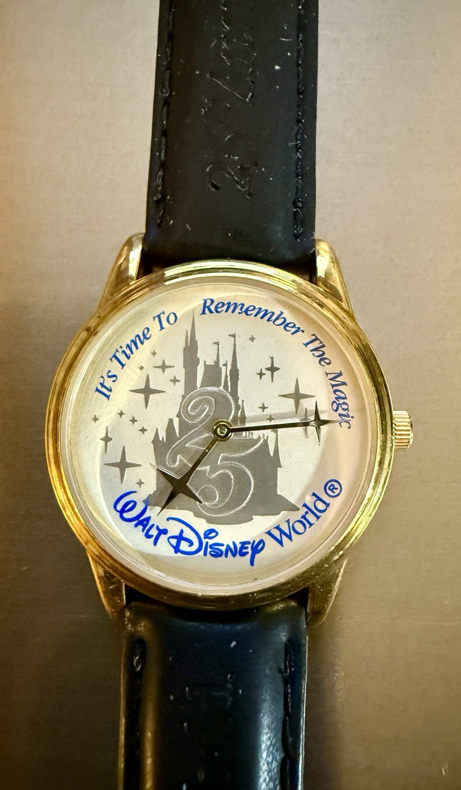Vintage Walt Disney World 25th Anniversary Edition Watch 
