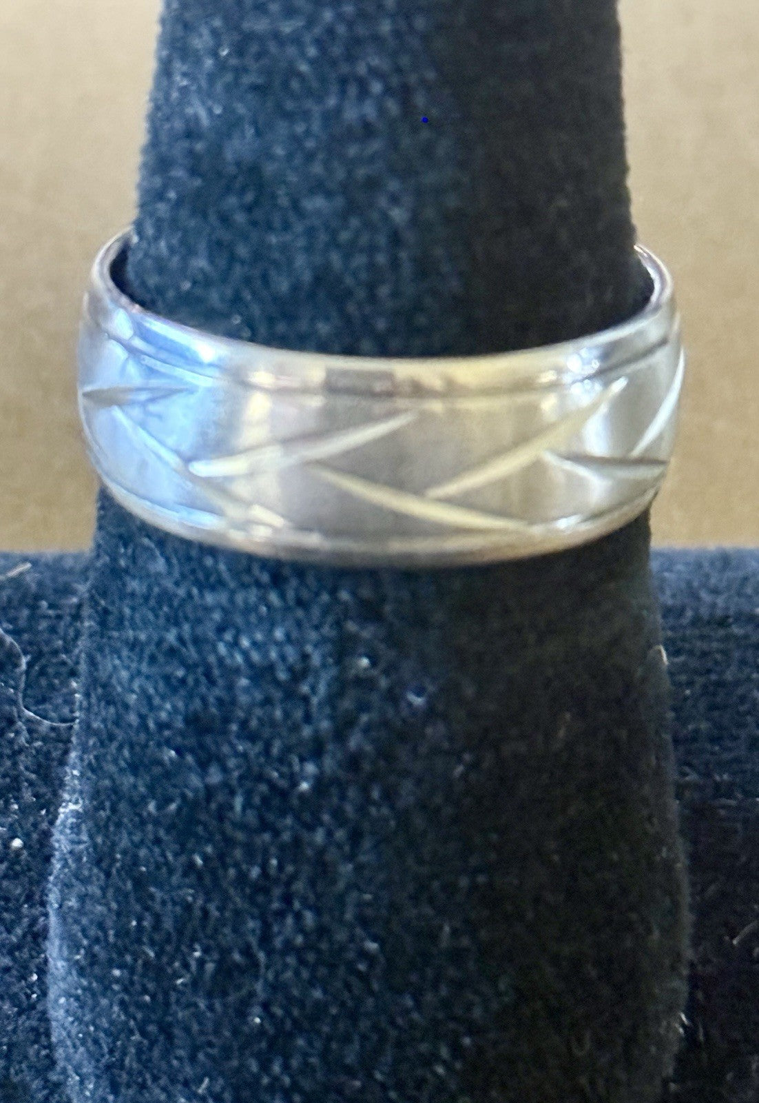 Stainless Steel Wedding Band - Size 10
