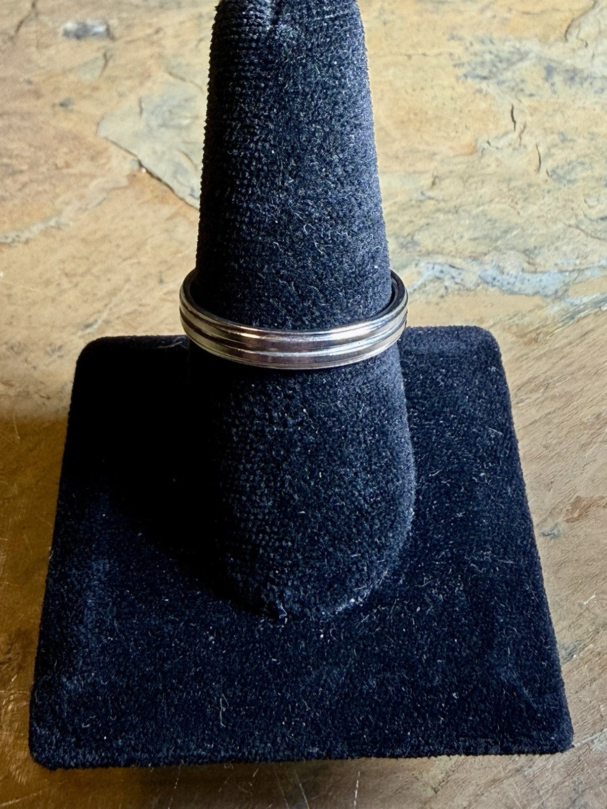 Men’s Stainless Steel Wedding Band - Size 10