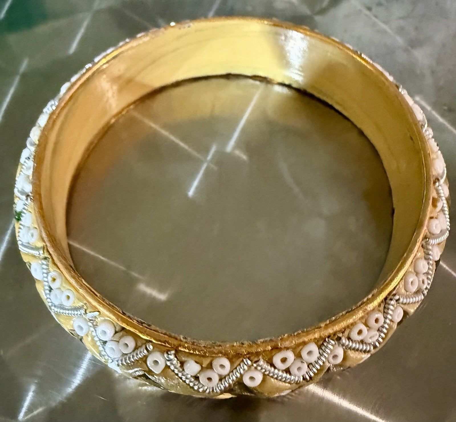 Vintage Boho Wooden Bracelet 