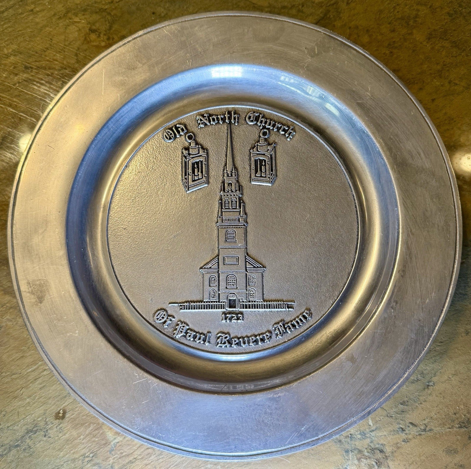 Vintage “Old North Church of Paul Revere Fame” Plate 