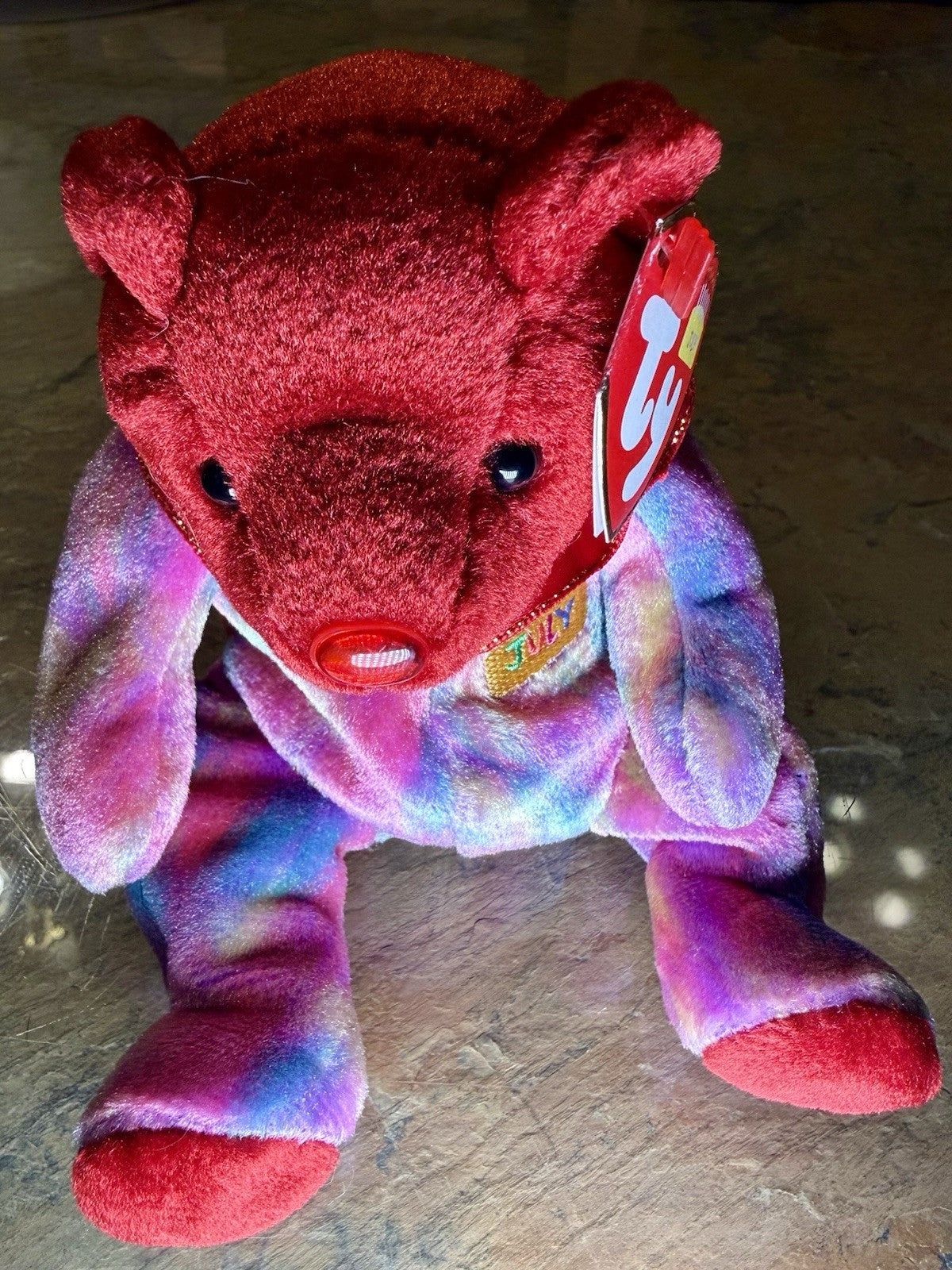 Ty Beanie Babies July the Birthday Bear