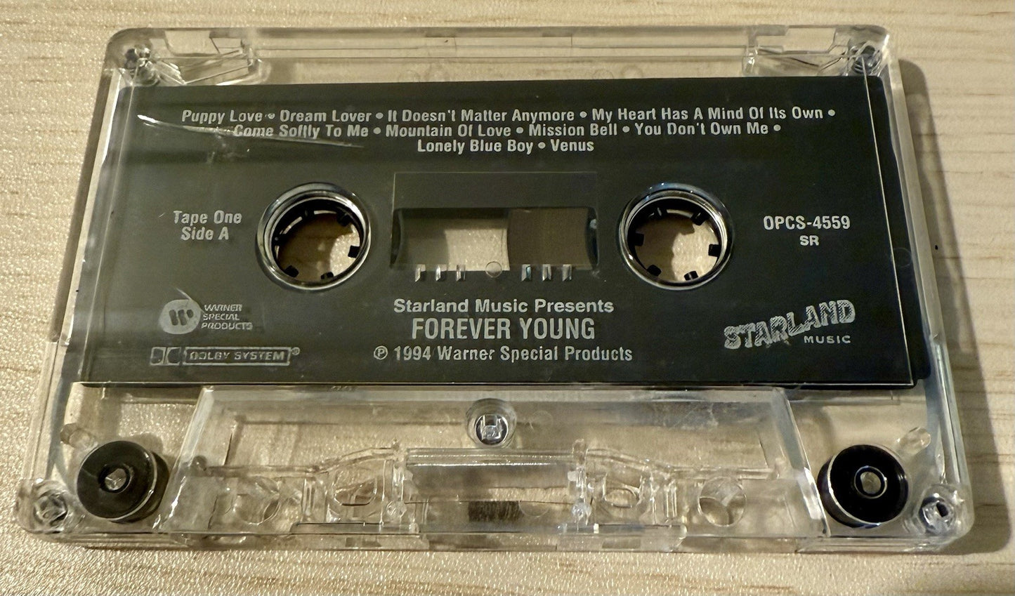 Vintage Forever Young Cassette Tape 