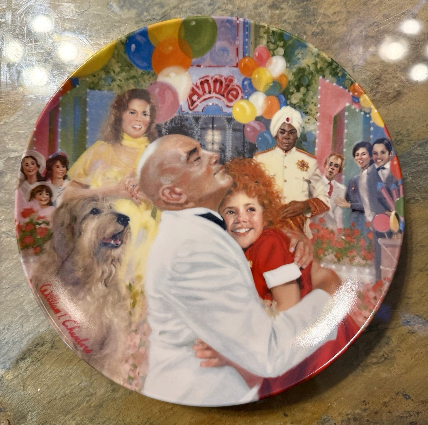 Vintage “Annie and Daddy Warbucks: The Finale" Knowles Collector Plate