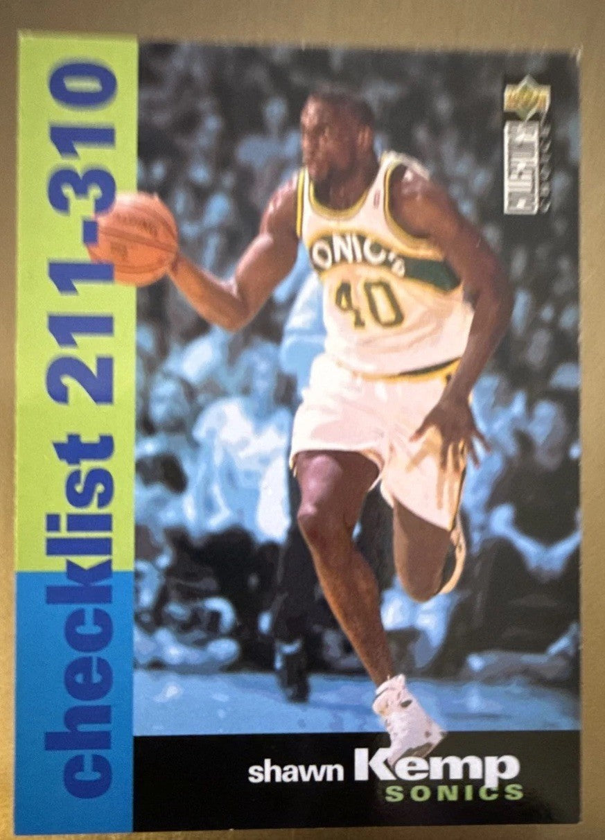 1995-96 Upper Deck Collector's Choice International English II - Checklist Shawn