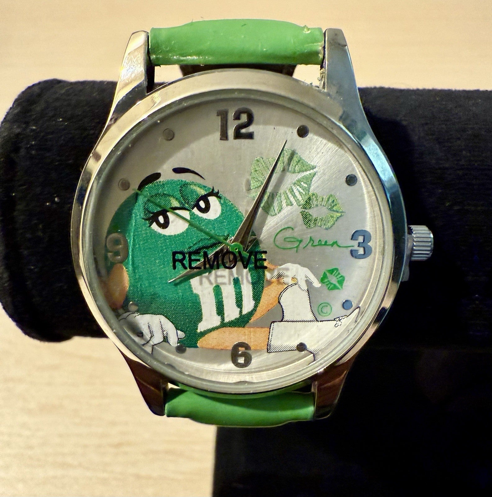 Vintage Green M&M Watch