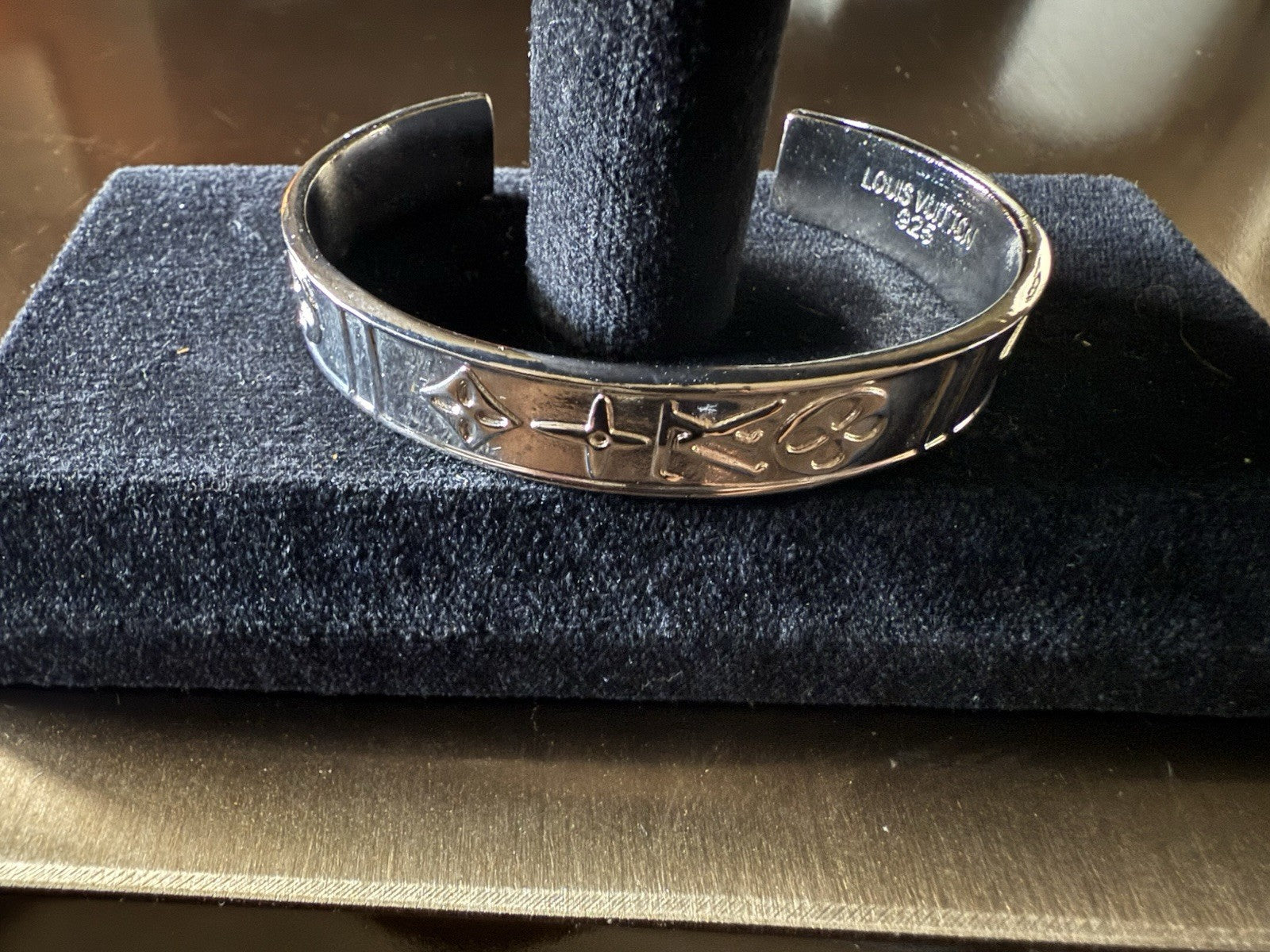 Louis Vuitton 925 sterling silver cuff bracelet