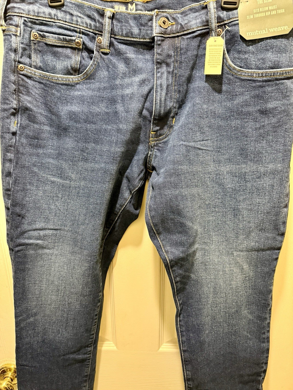 Mutual Weave slim-fit men's jeans 