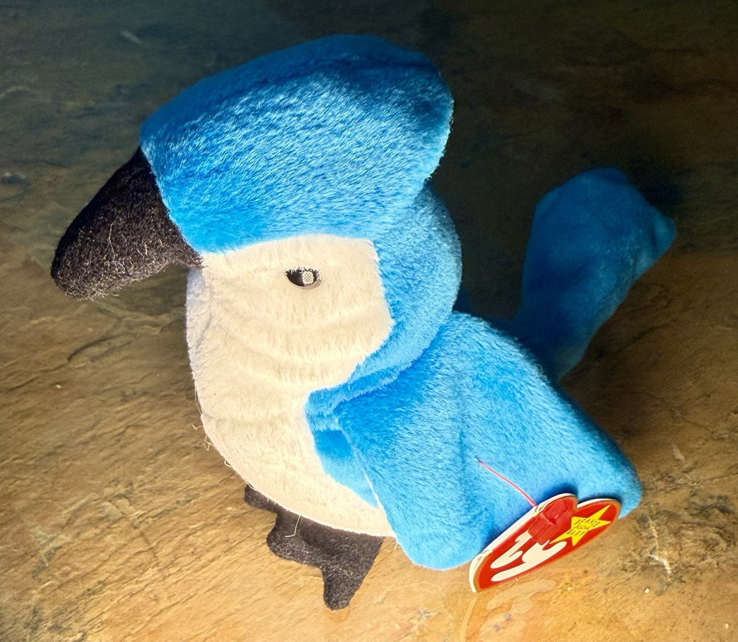 Ty Rocket The Blue Jay Beanie Baby Plush Toy