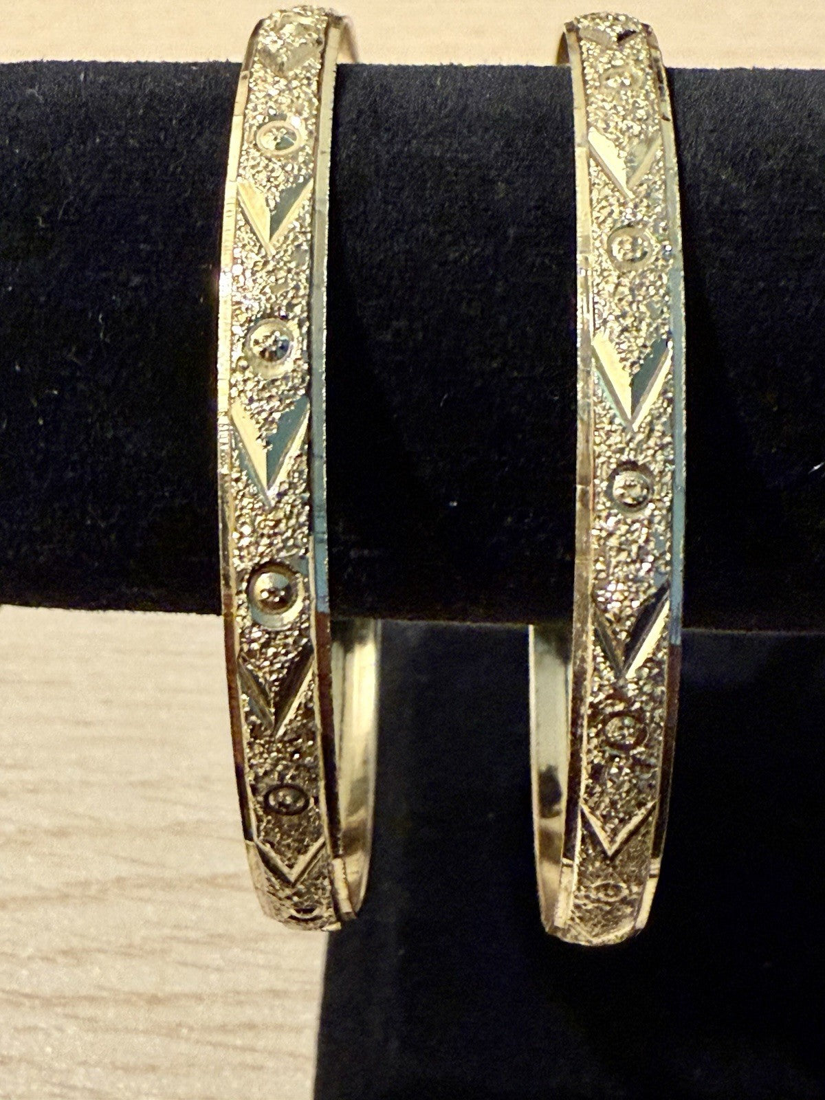 Gold Tone Bangle Bracelets