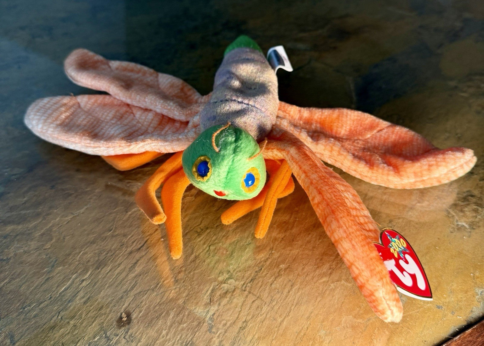 Ty Beanie Baby - GLOW the Lightning Bug
