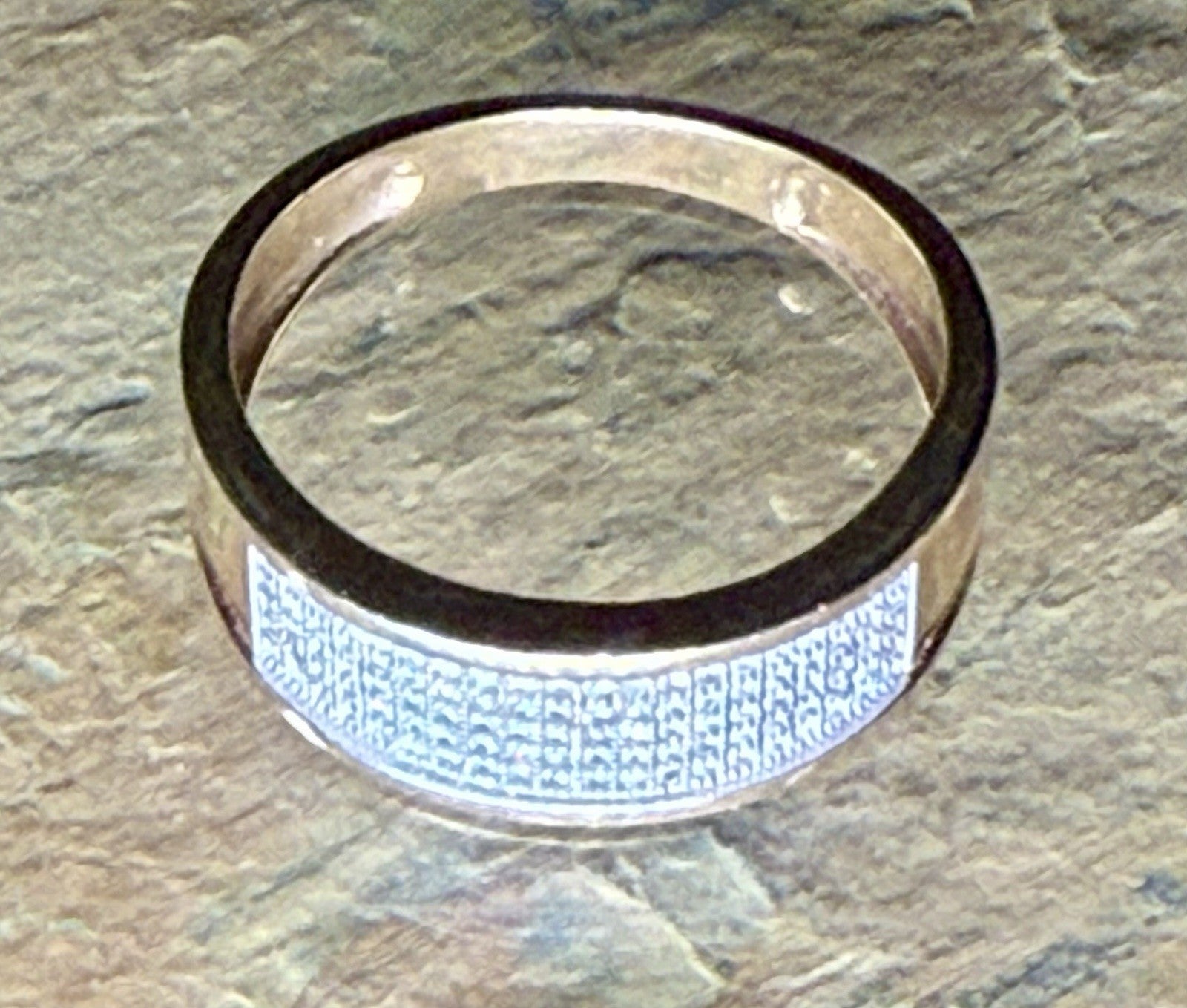 Vintage 10K Yellow Gold Diamond Pave Ring - Size 10 (4.77g)